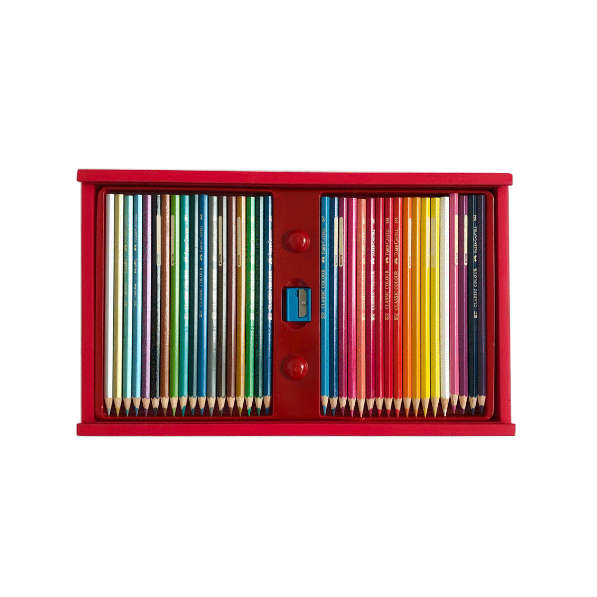  مداد رنگی 36 رنگ جعبه چوبی با 5 رنگ متالیک و تراش فابر 
