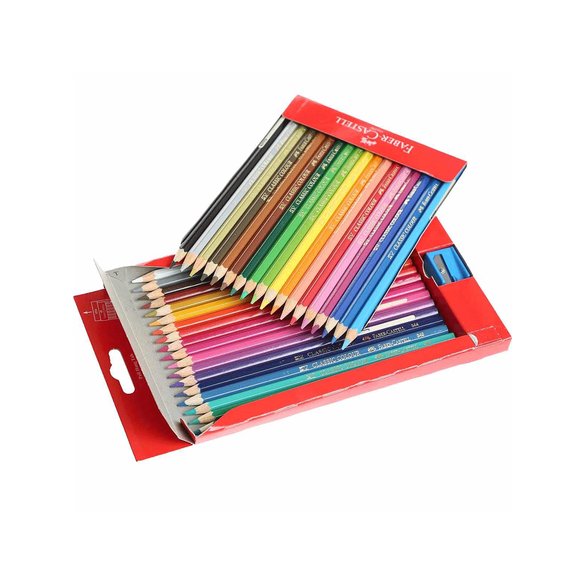  مداد رنگی 36 رنگ جعبه مقوایی کلاسیک فابر 