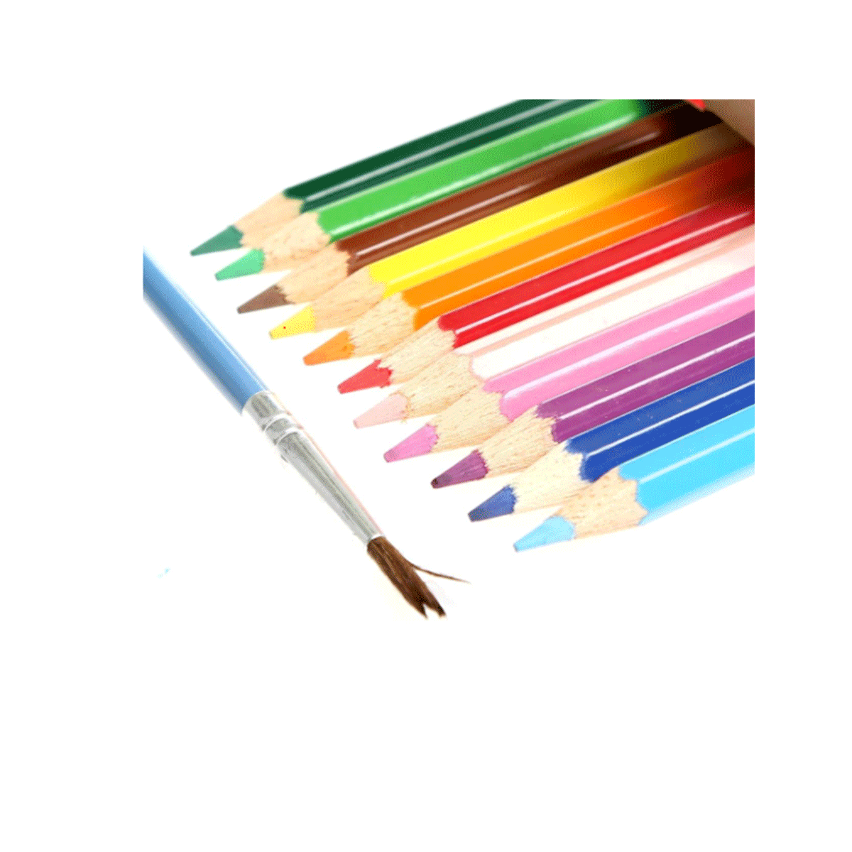  مداد آبرنگی 12 رنگ جعبه مقوایی فابر 