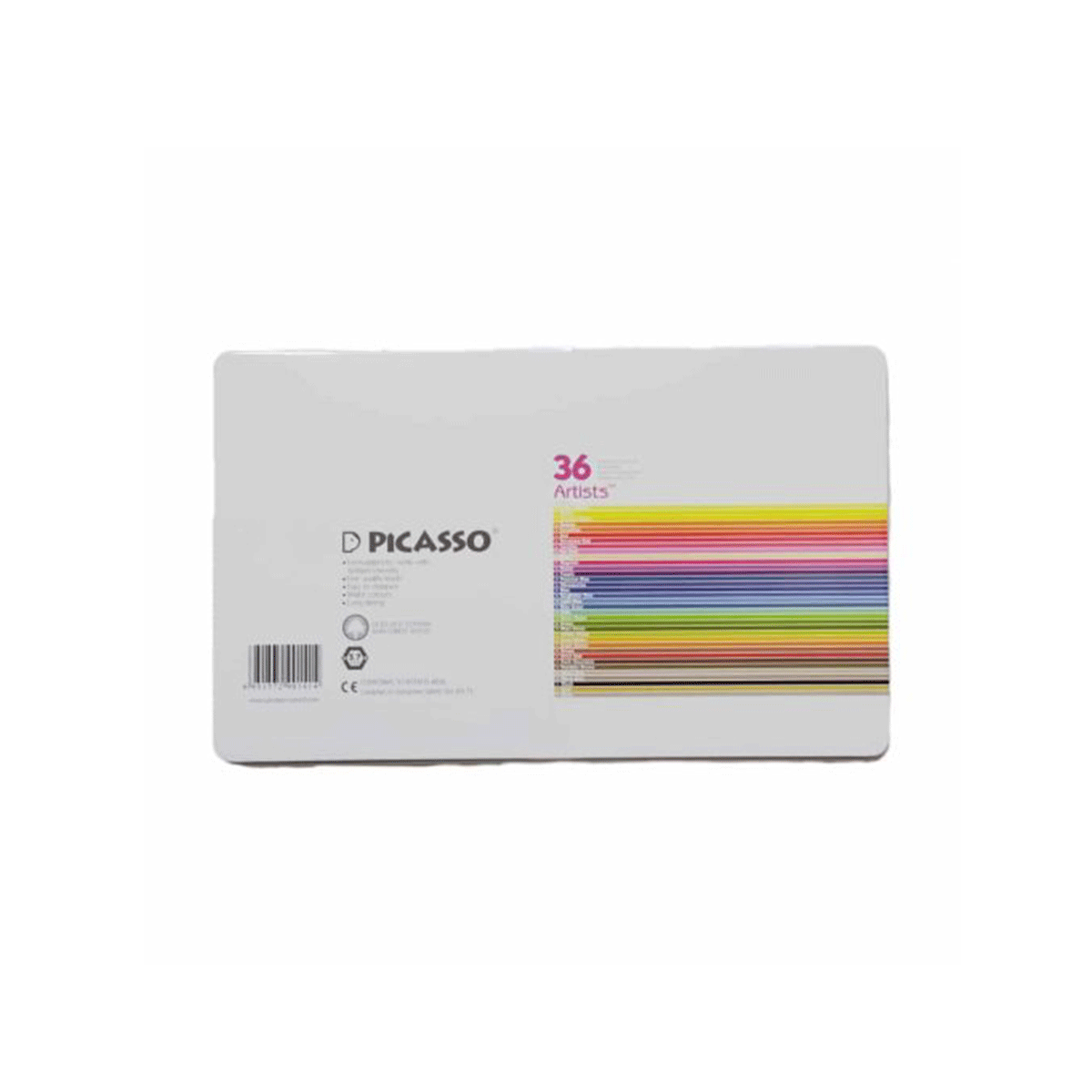  مداد رنگی 36 رنگ آرتیست جعبه فلزی پیکاسو 