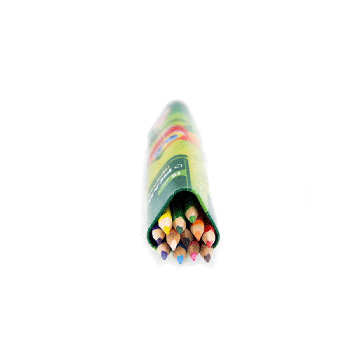  مداد رنگی 12 رنگ سه گوش جعبه فلزی پیکاسو 