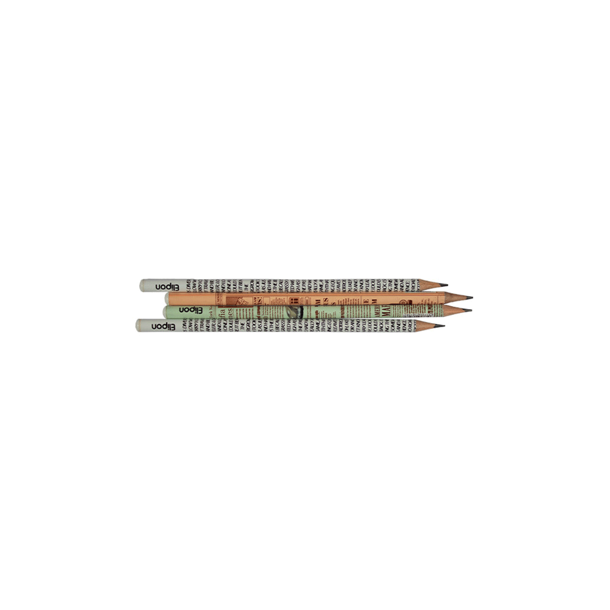 مداد مشکی طرحدار الیپون
