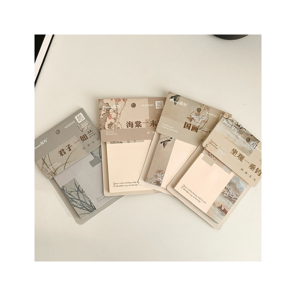 استیک نوت کلاسیک منظره طرح3