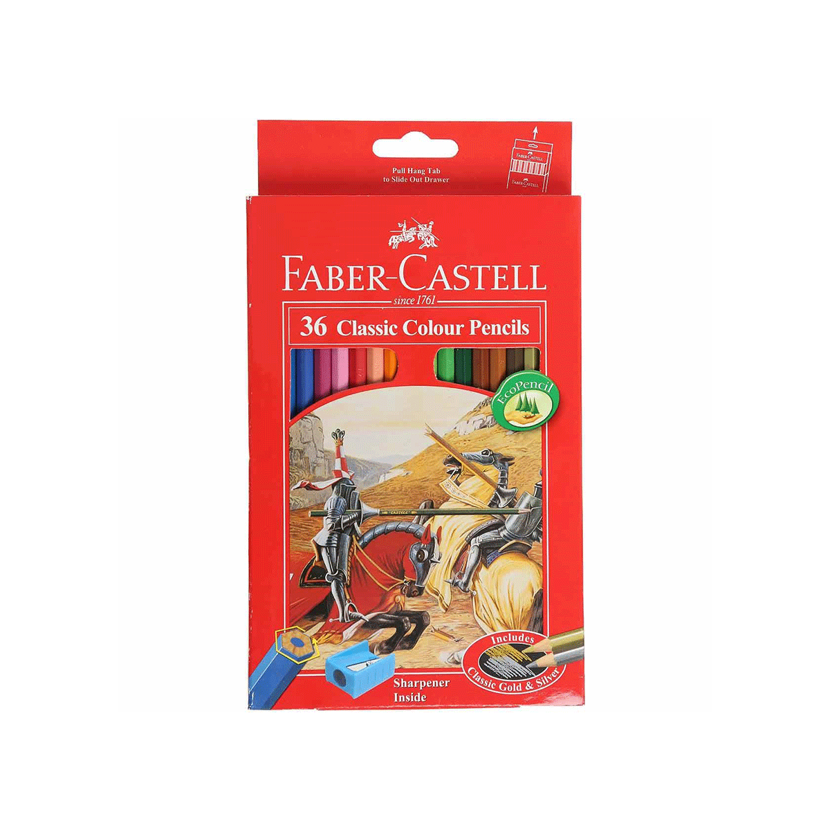 مداد رنگی 36 رنگ فابر کاستل ( Faber Castell ) جعبه مقوایی - کد 115856