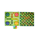 بازی فکری منچ و مارپله پارچه ای