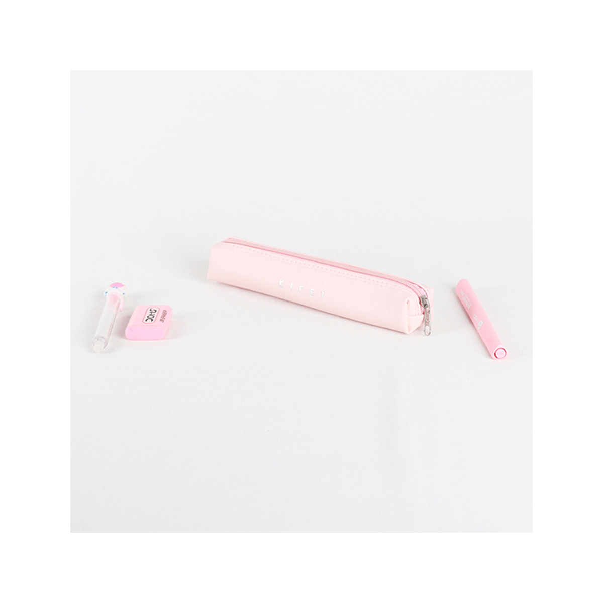 جامدادی دانشجویی مینیمال پاستیلی صورتی / کیفت