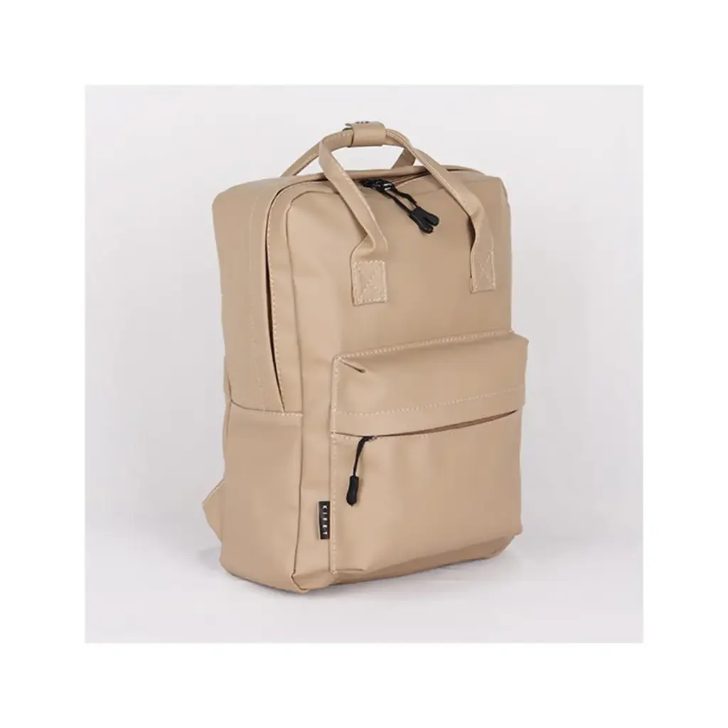 کوله پشتی چرمی مینیمال نسکافه ای / کیفت