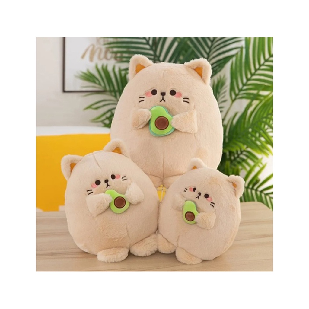 عروسک پلیشی گربه آووکادو بدست بزرگ