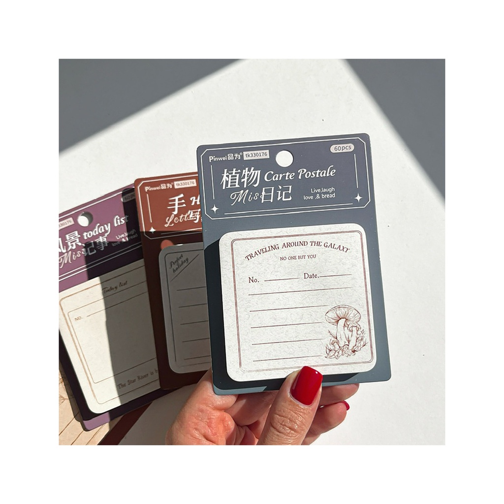 استیک نوت کلاسیک کرافت گل طرح 3