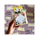 استیک نوت فانتزی پاندای شیطون رنگ زرد