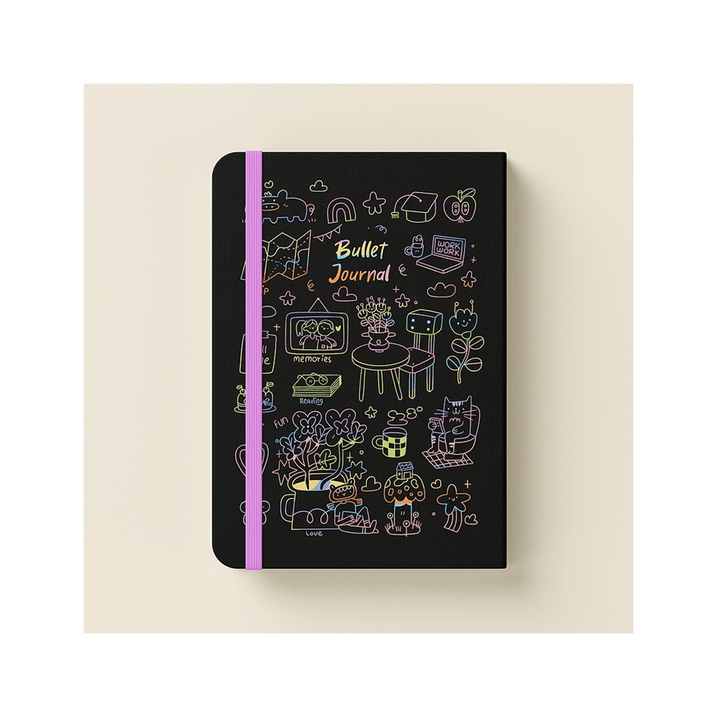 دفتر فانتزی بولت ژورنال مشکی / مغازک