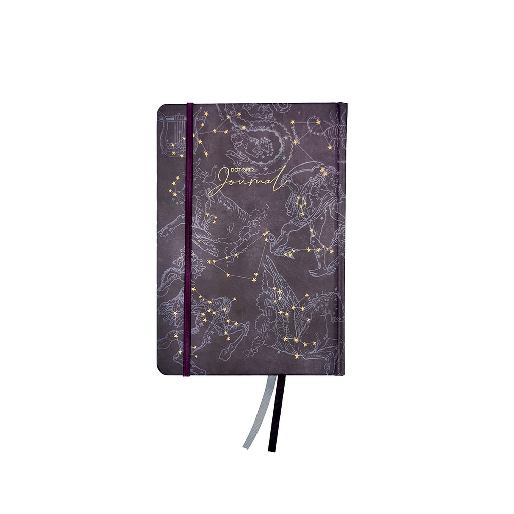 دفتر بولت ژورنال دات نوت طرح صورت فلکی بنفش