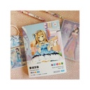 دفتر ست آبرنگ کوچک انیمه آبی