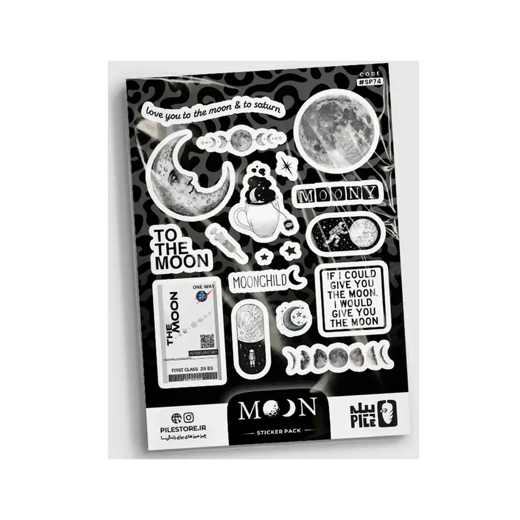 استیکر پیله استور M کد 74