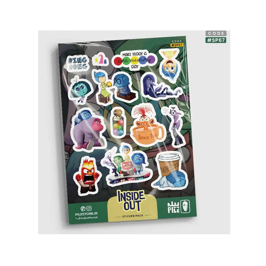 استیکر پیله استور M کد 67