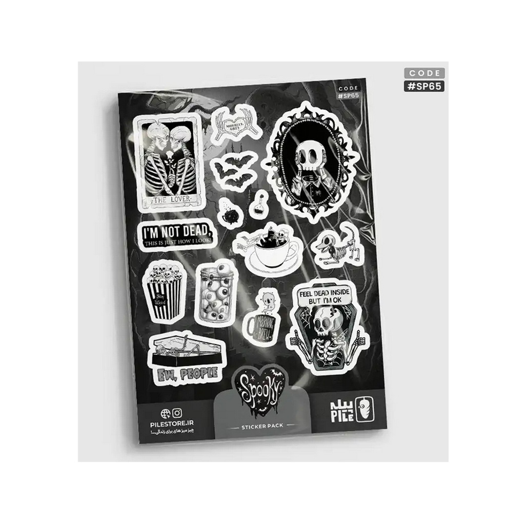استیکر پیله استور M کد 65
