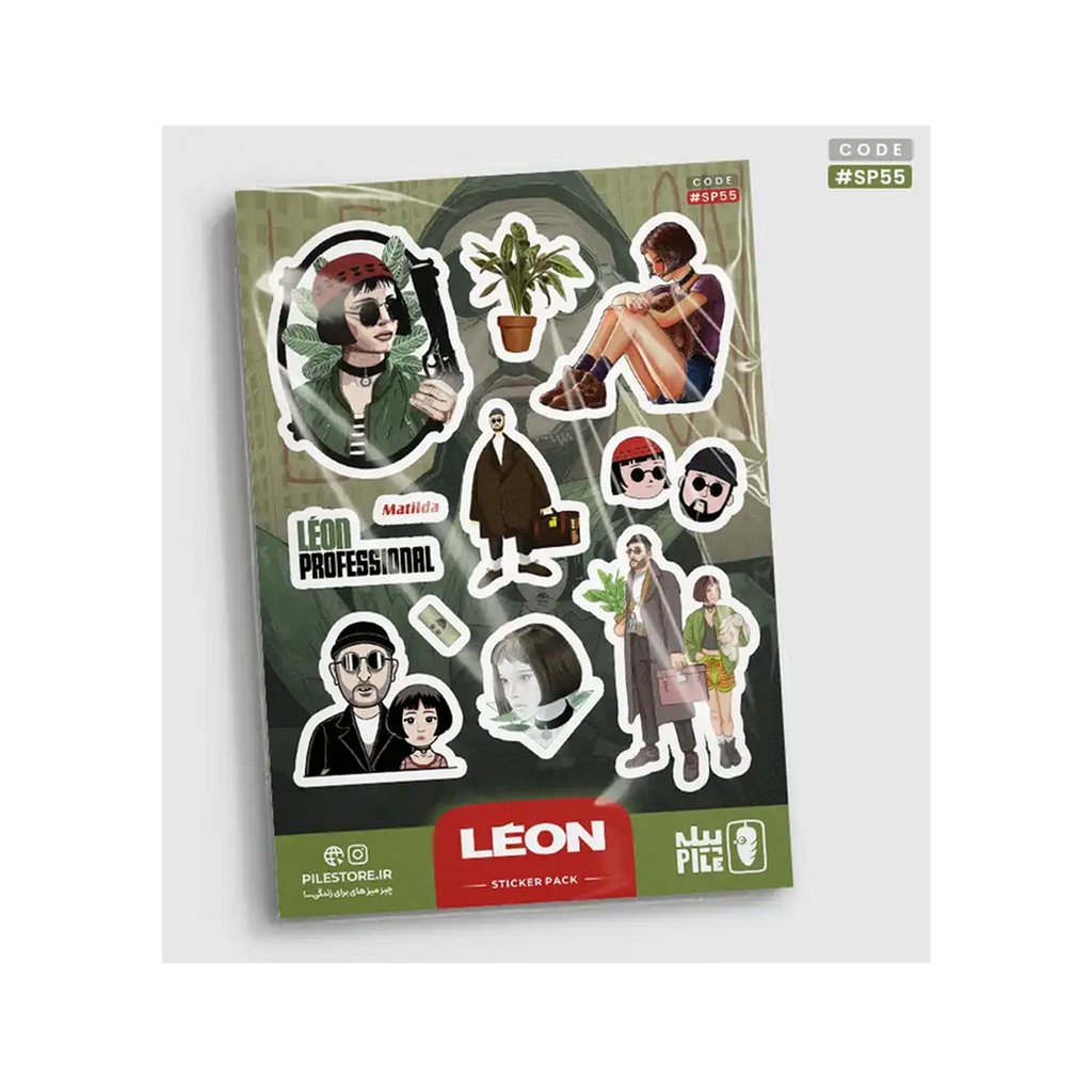 استیکر پیله استور M کد 55