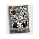 استیکر پیله استور M کد 10