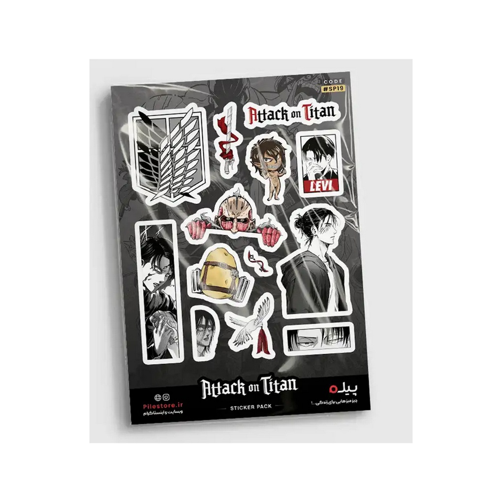 استیکر پیله استور M کد 19