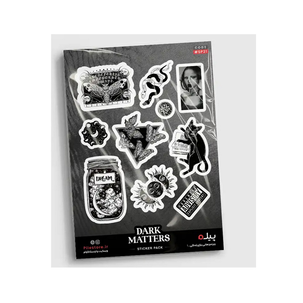 استیکر پیله استور M کد 21