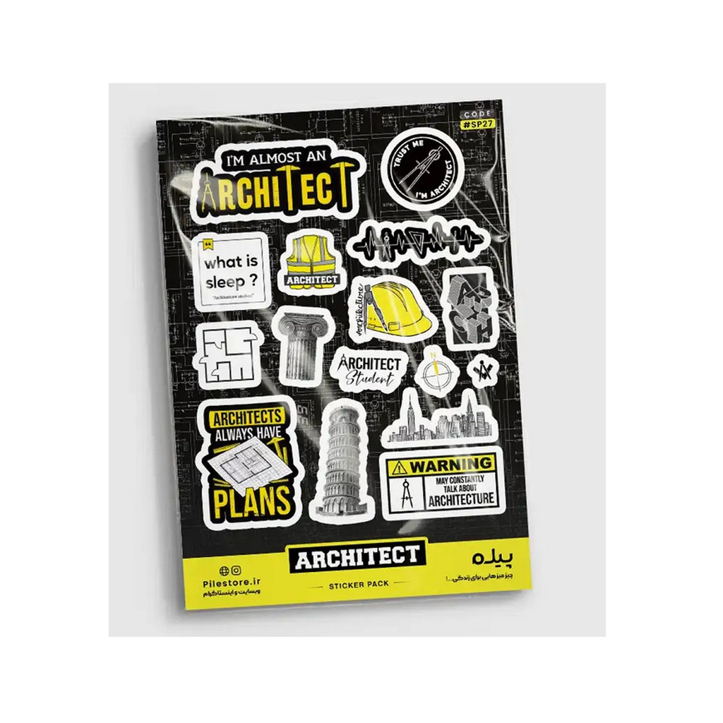 استیکر پیله استور M کد 27