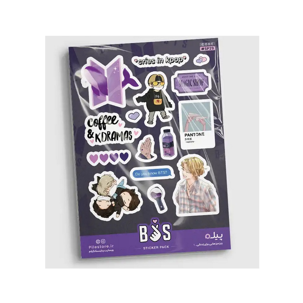 استیکر پیله استور M کد 29