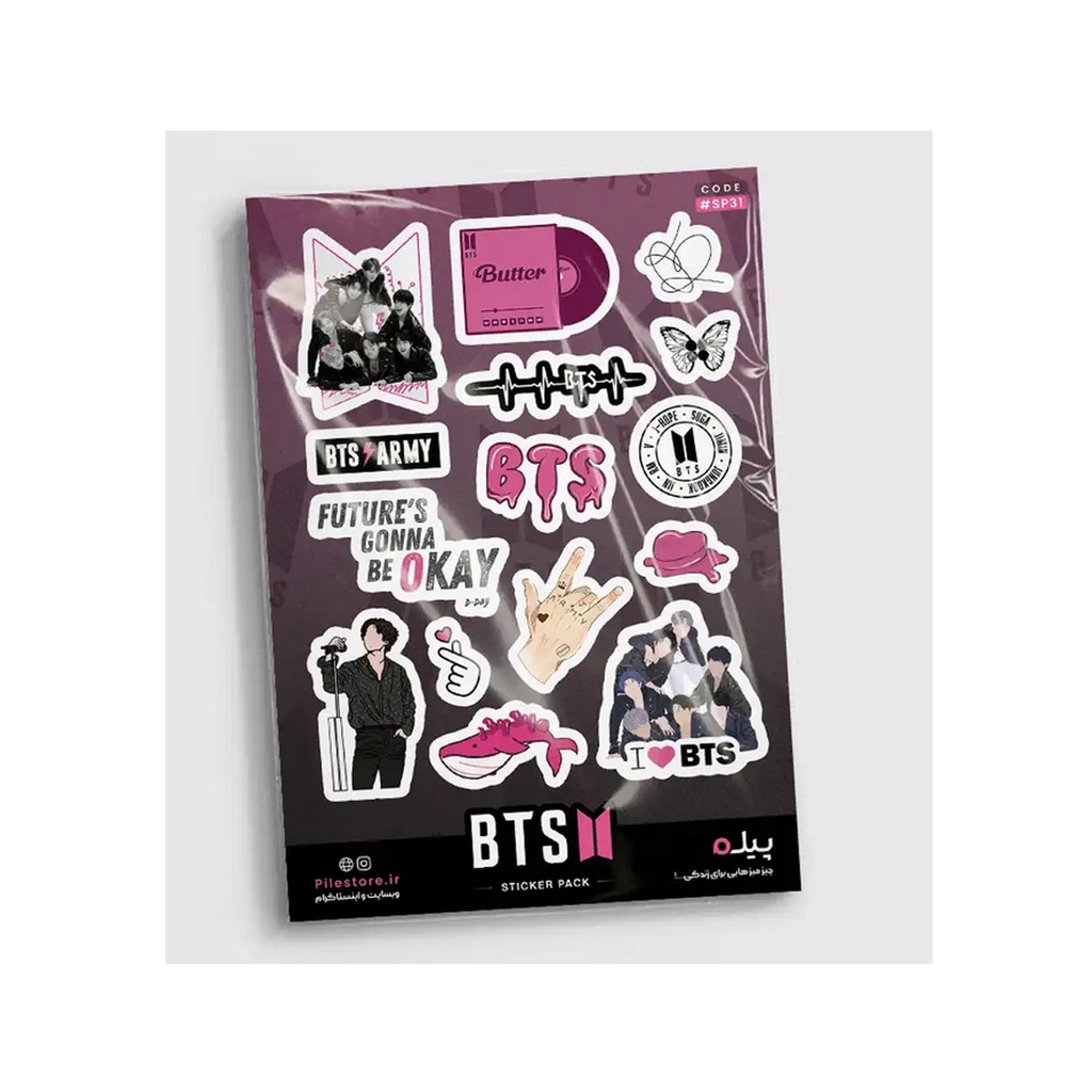 استیکر پیله استور M کد 31