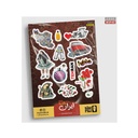 استیکر پیله استور M کد 40