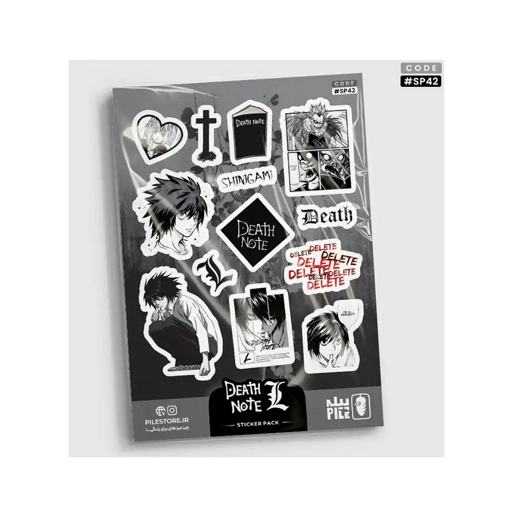 استیکر پیله استور M کد 42