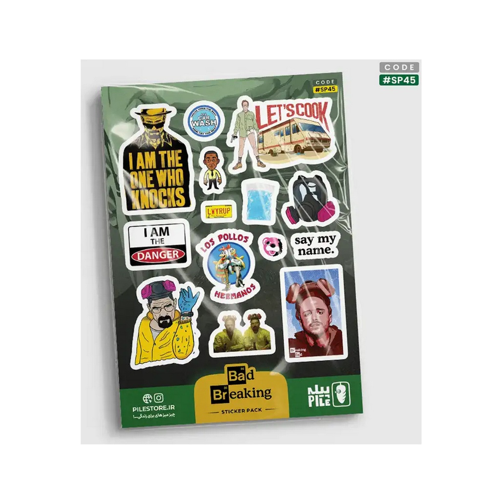 استیکر پیله استور M کد 45