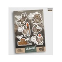 استیکر پیله استور M کد 49