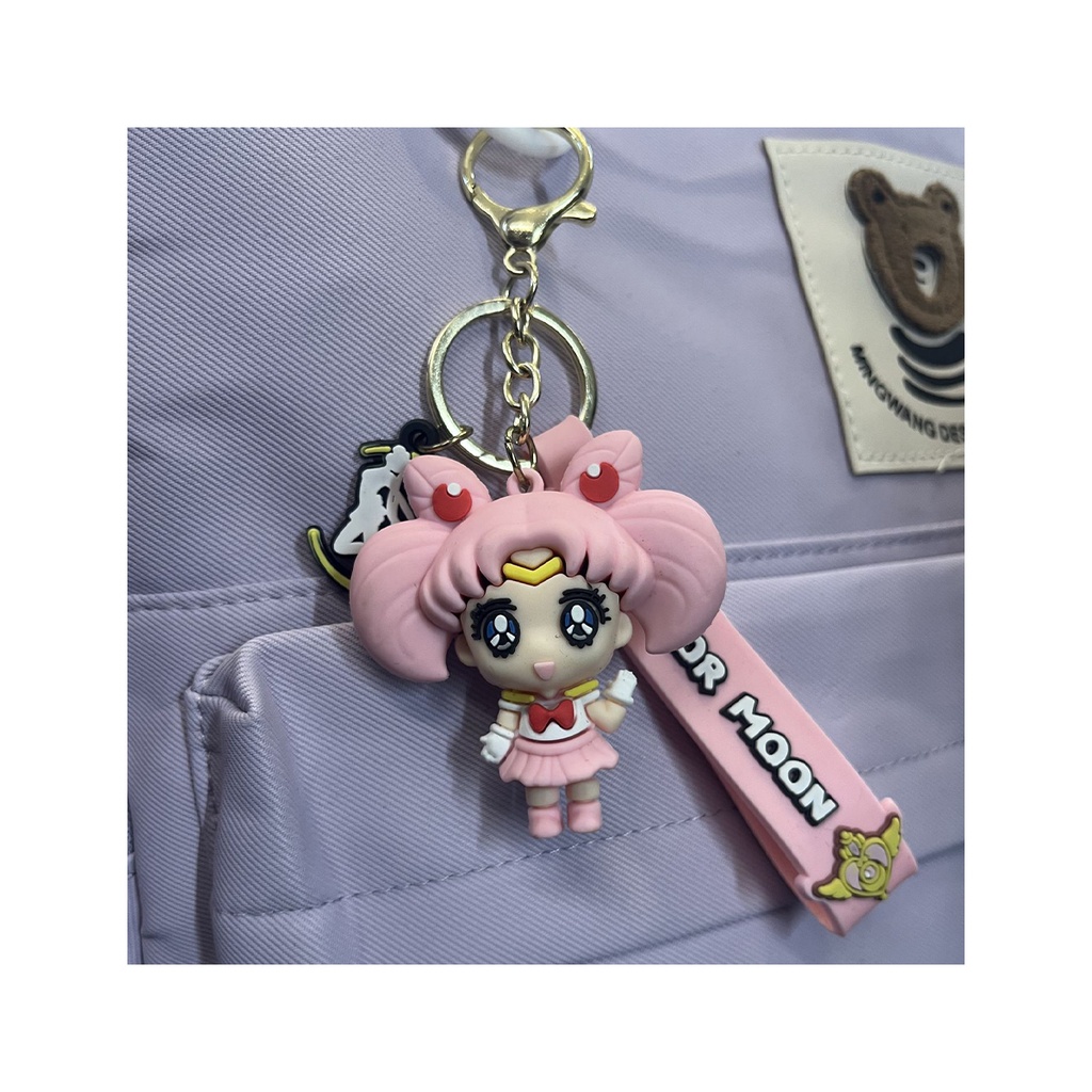 جاکلیدی سیلیکونی دختر انیمه صورتی