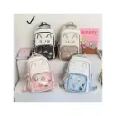 کوله پشتی کره ای فانتزی مدل گربه زیپ شیشه ای