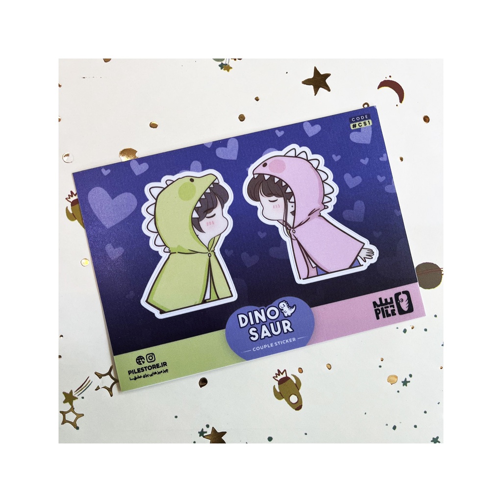 استیکر کاپلی پیله M کد 1