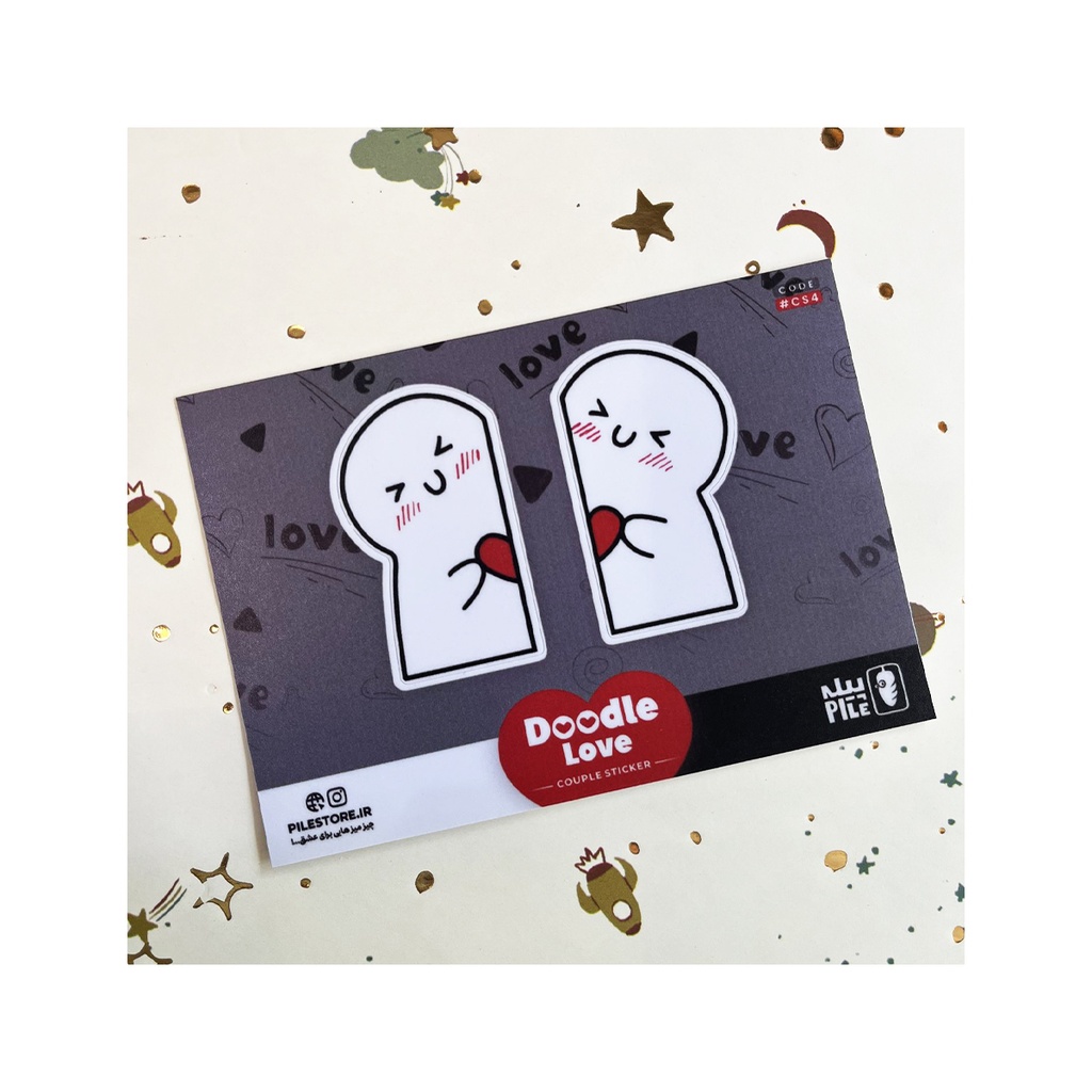 استیکر کاپلی پیله M کد 4