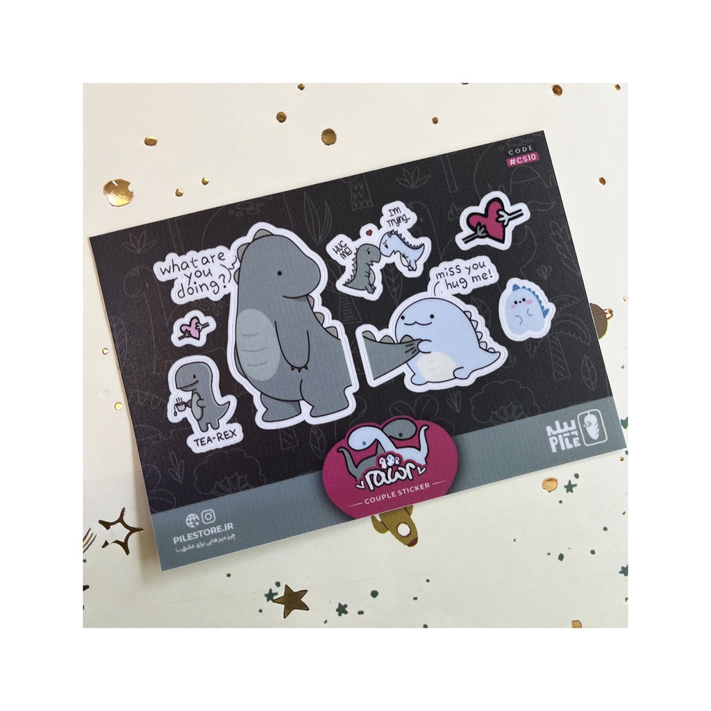 استیکر کاپلی پیله M کد 10