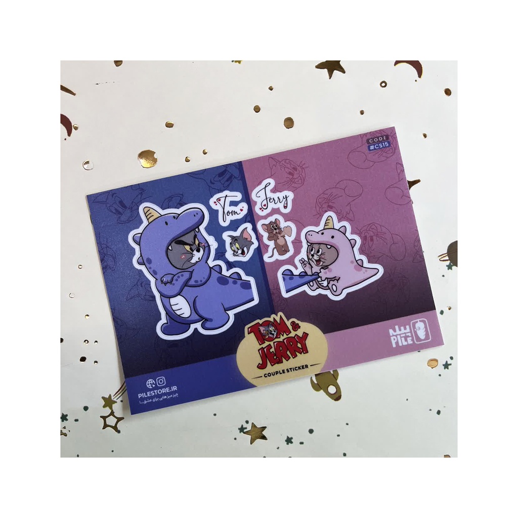 استیکر کاپلی پیله M کد 15