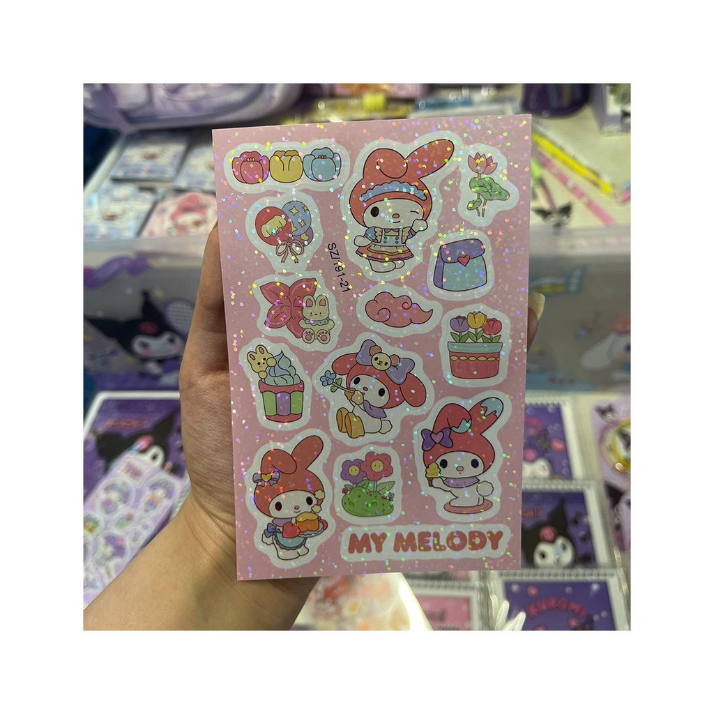 استیکر فانتزی کرومی ورقه ای رنگ صورتی