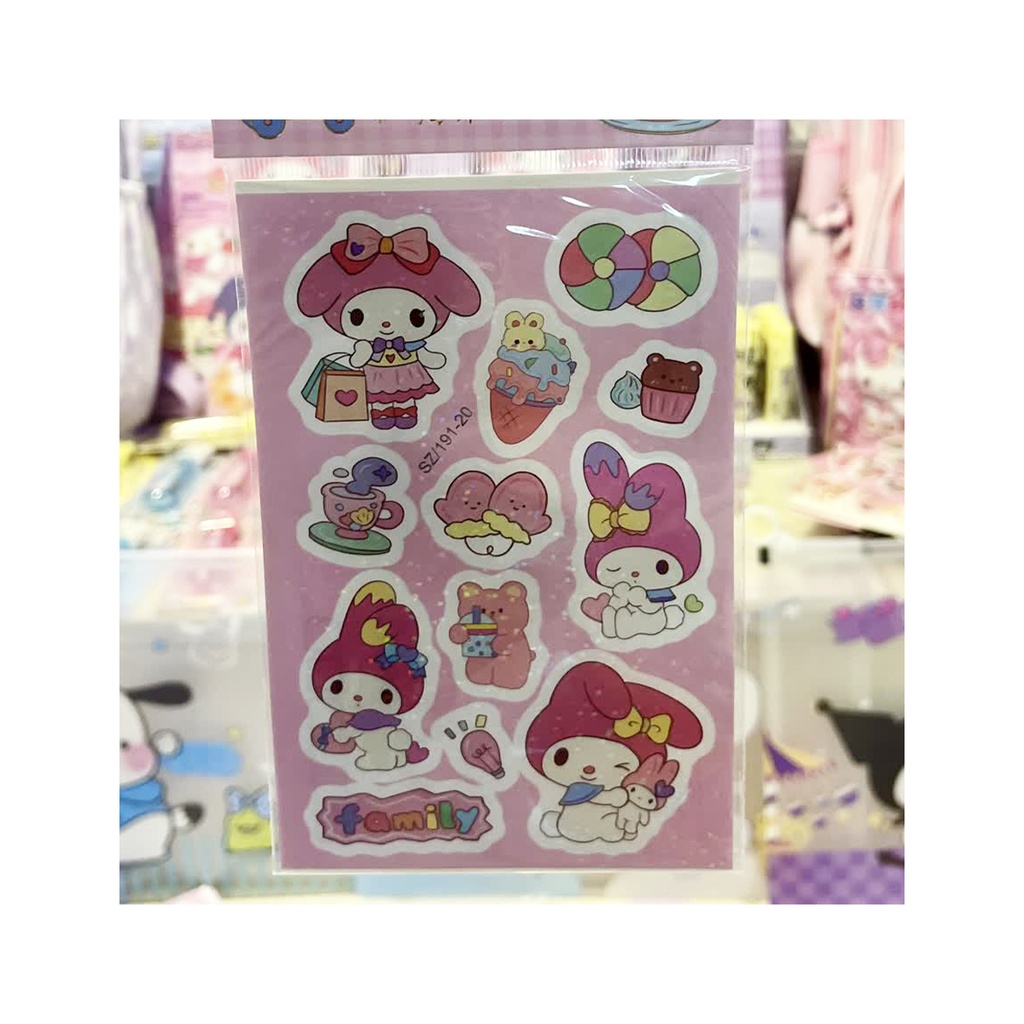 استیکر فانتزی کرومی ورقه ای رنگ صورتی 2