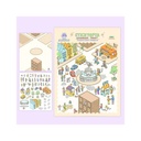 استیکر سه بعدی توپیا شهر ابله ها / مغازک