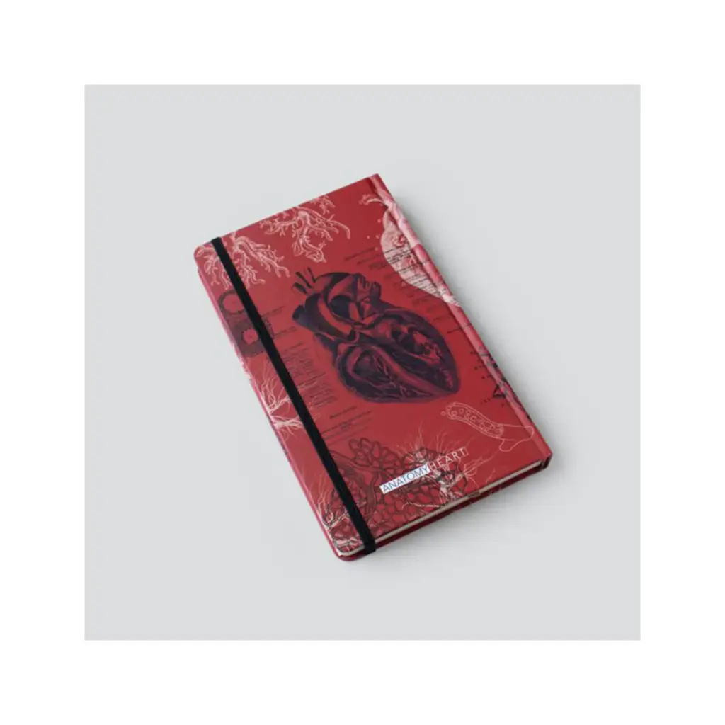 دفتر سری ساینس اروپایی طرح قلب قرمز / دات نوت