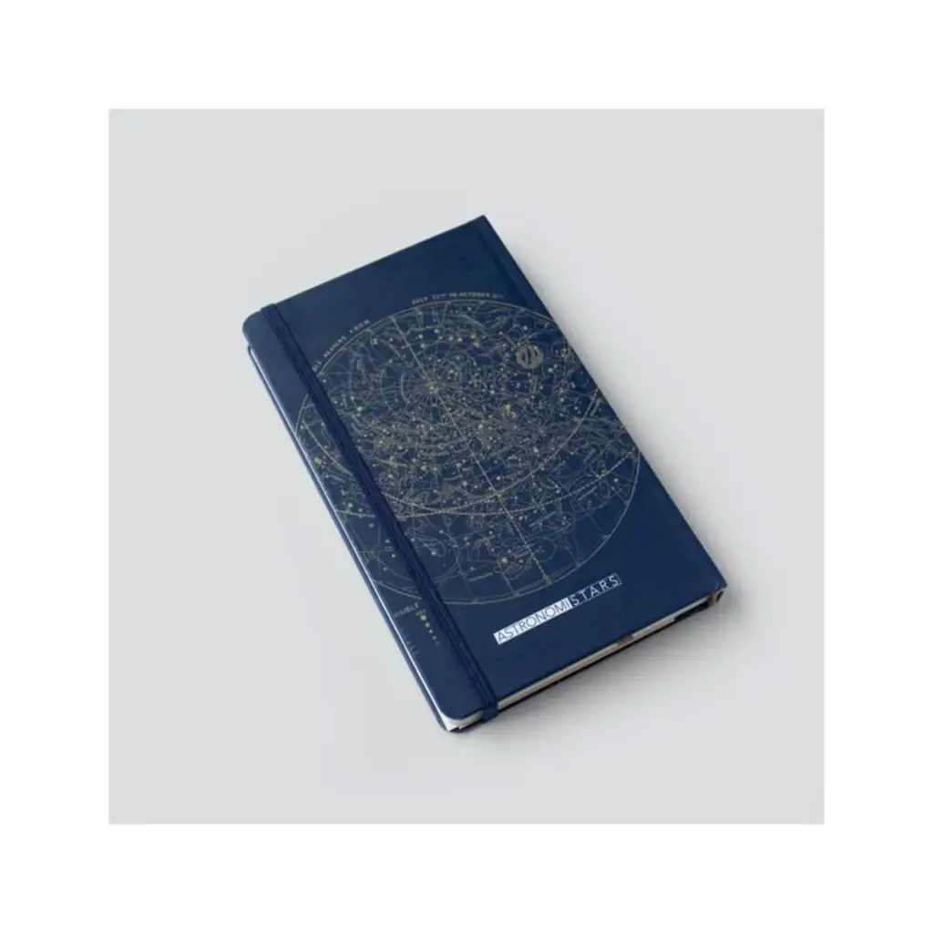 دفتر سری ساینس اروپایی طرح نجوم سرمه ای / دات نوت