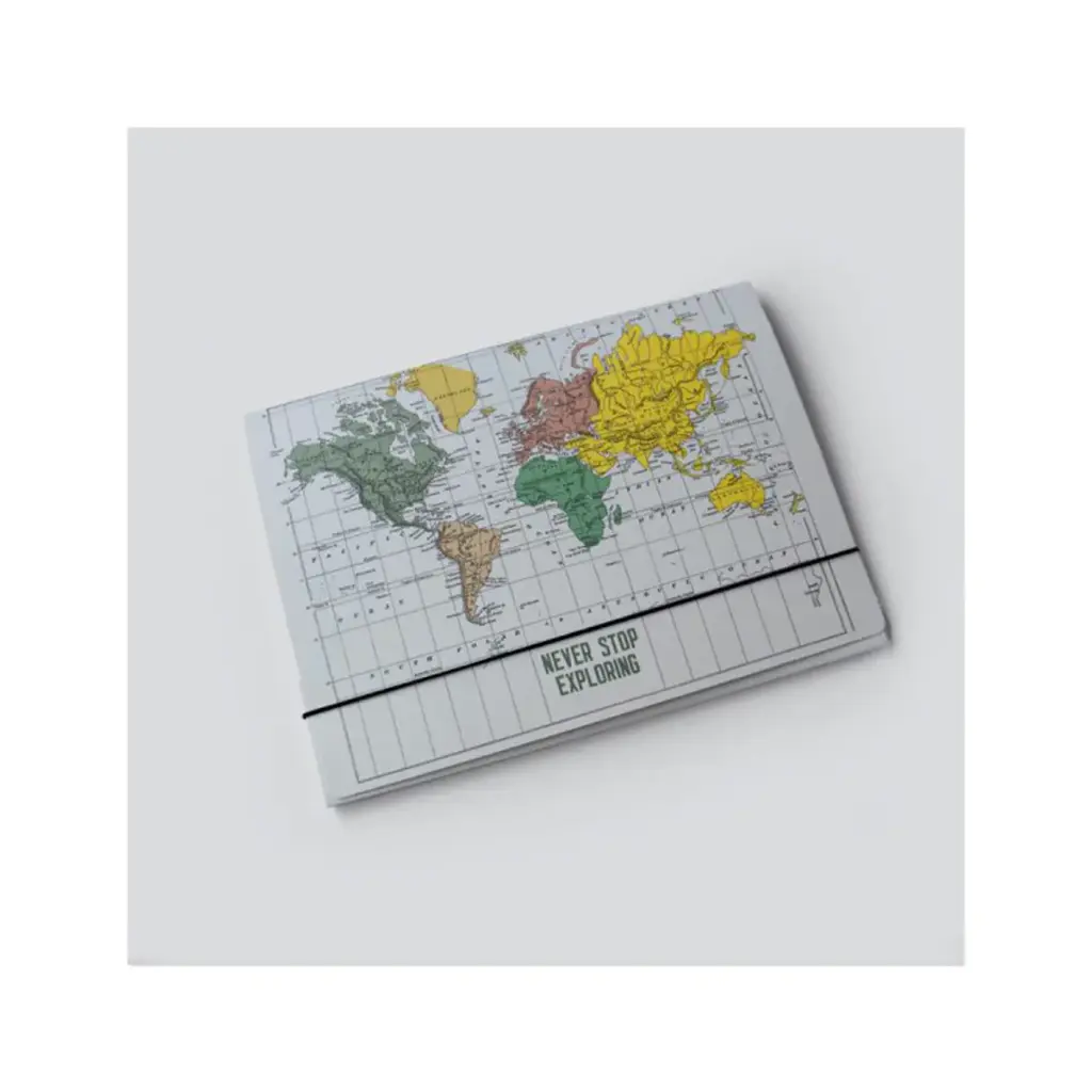 پوشه مقوایی طرح جهان / دات نوت