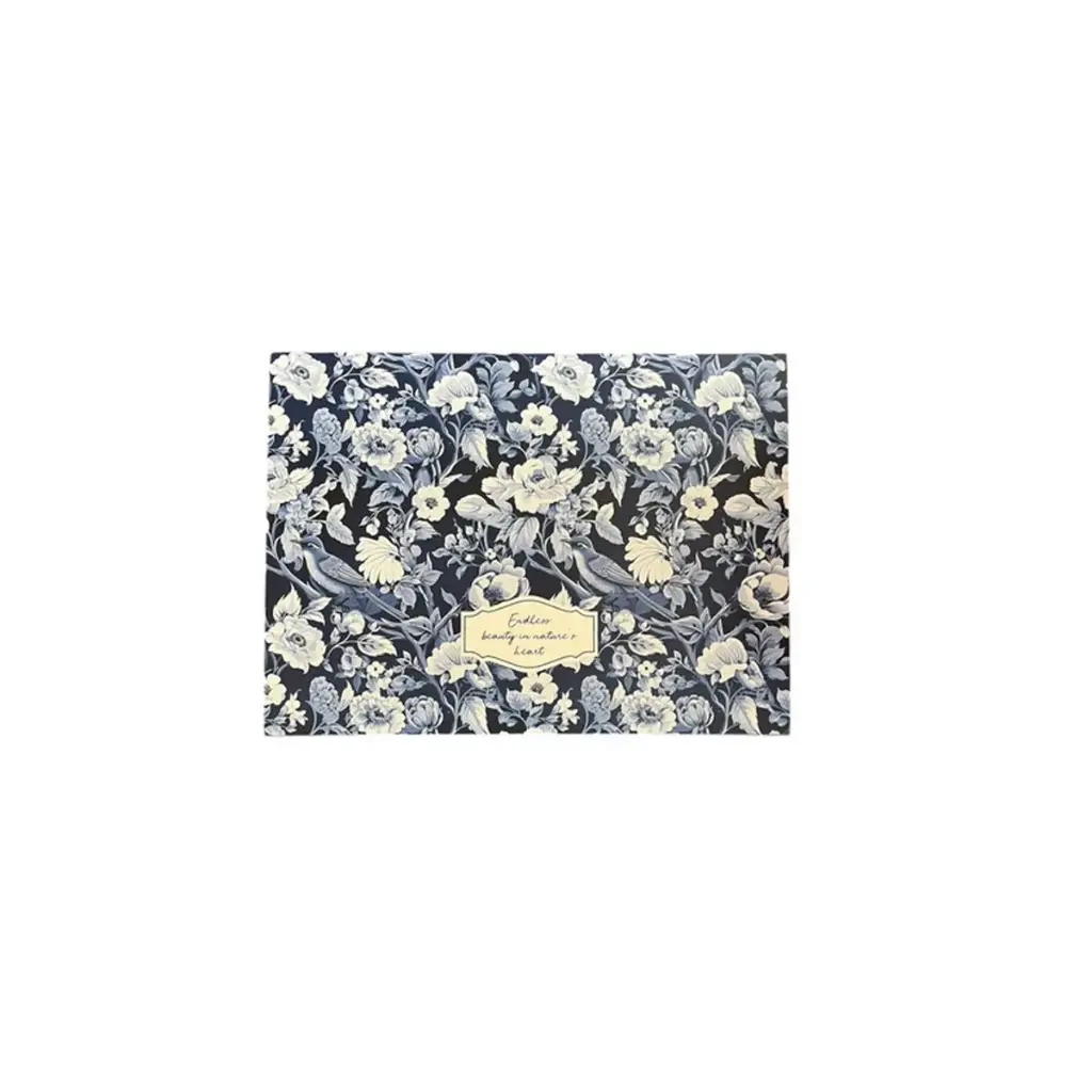 پوشه مقوایی طرح گل های آبی / دات نوت