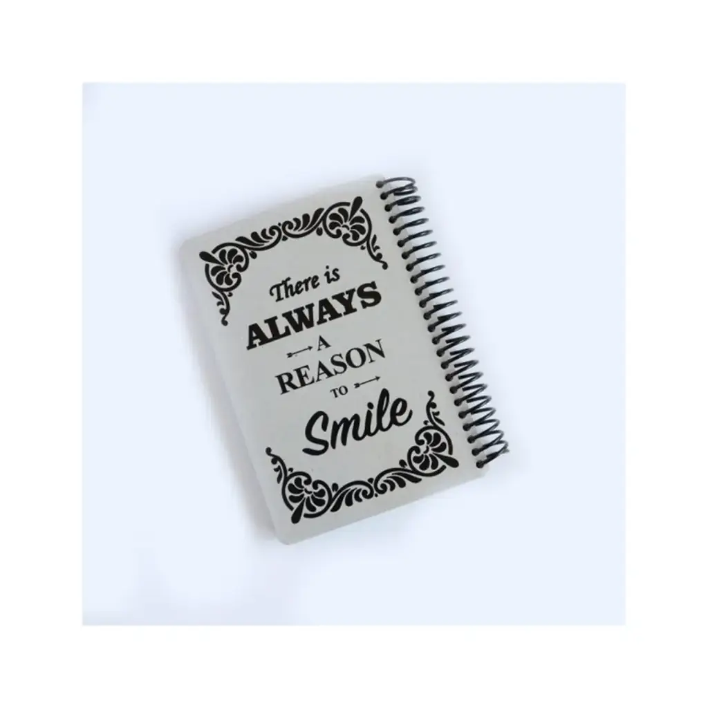 دفتر جلد طوسی Smile / دات نوت