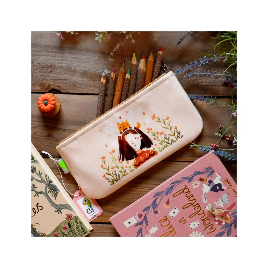 جامدادی میلکی طرح دخترها / طوطی دیزاین