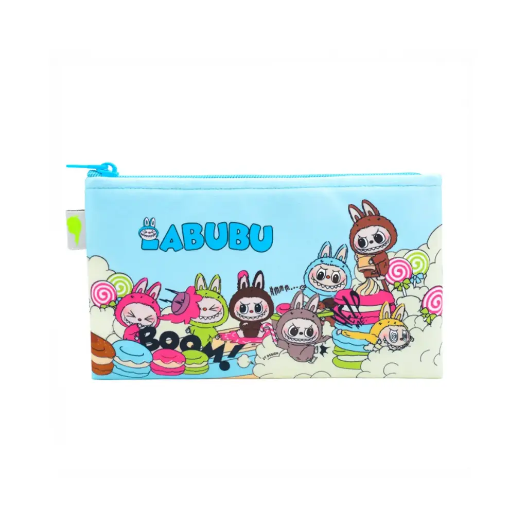 جامدادی بیسیک طرح لبوبو آبی / طوطی دیزاین