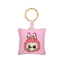 جاکلیدی بالشتی طرح لبوبو رنگ صورتی / طوطی دیزاین