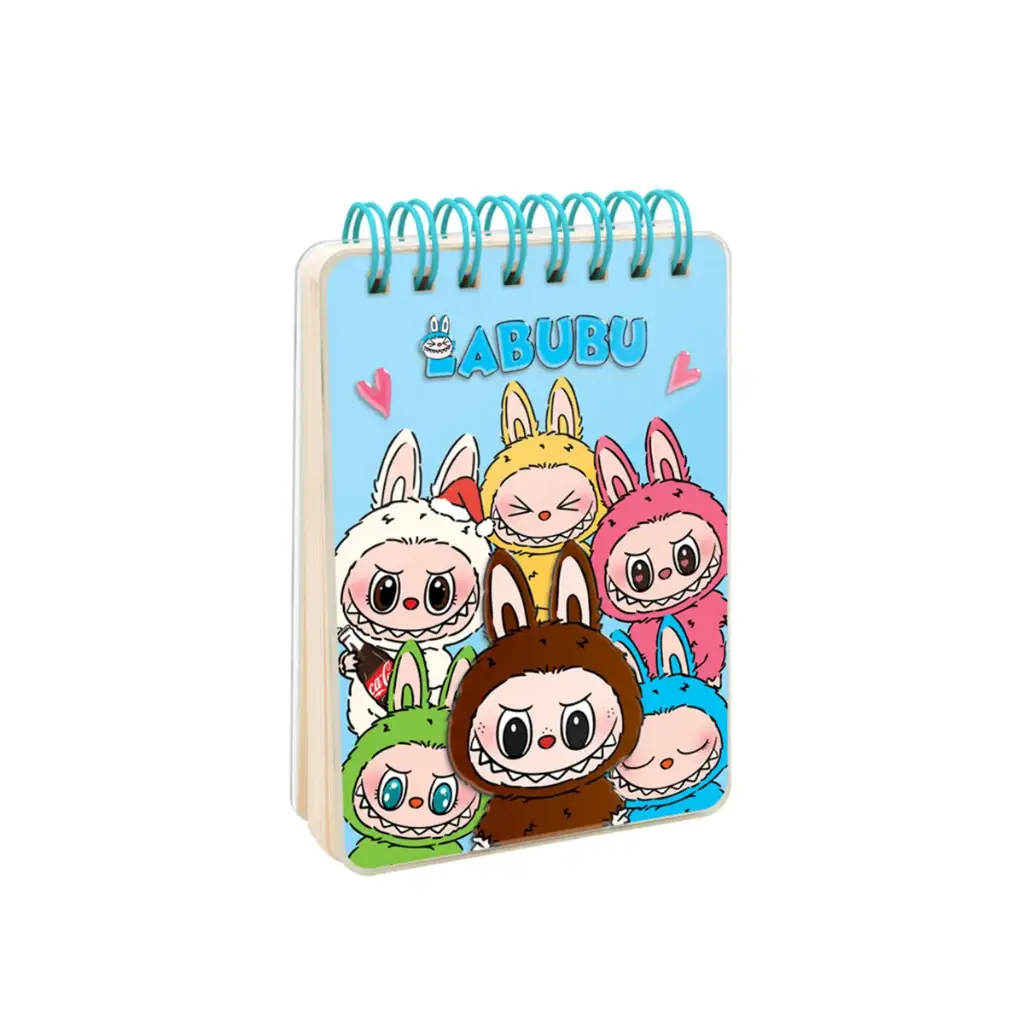 دفتر یادداشت لبوبو رنگ آبی / طوطی دیزاین 