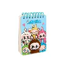 دفتر یادداشت لبوبو رنگ آبی / طوطی دیزاین 